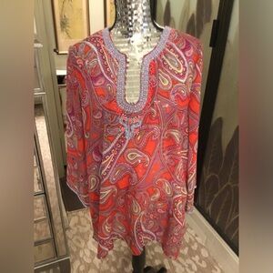 Antonio Melani boho blouse Large